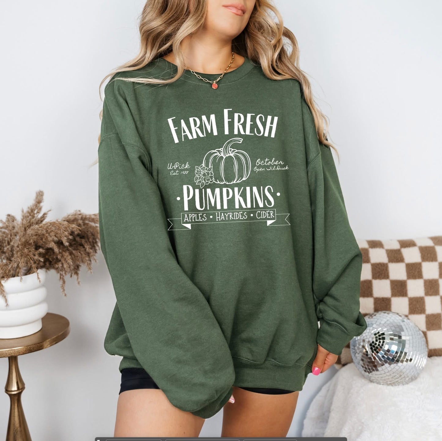 Farm Fresh Pumpkins-Sweatshirt