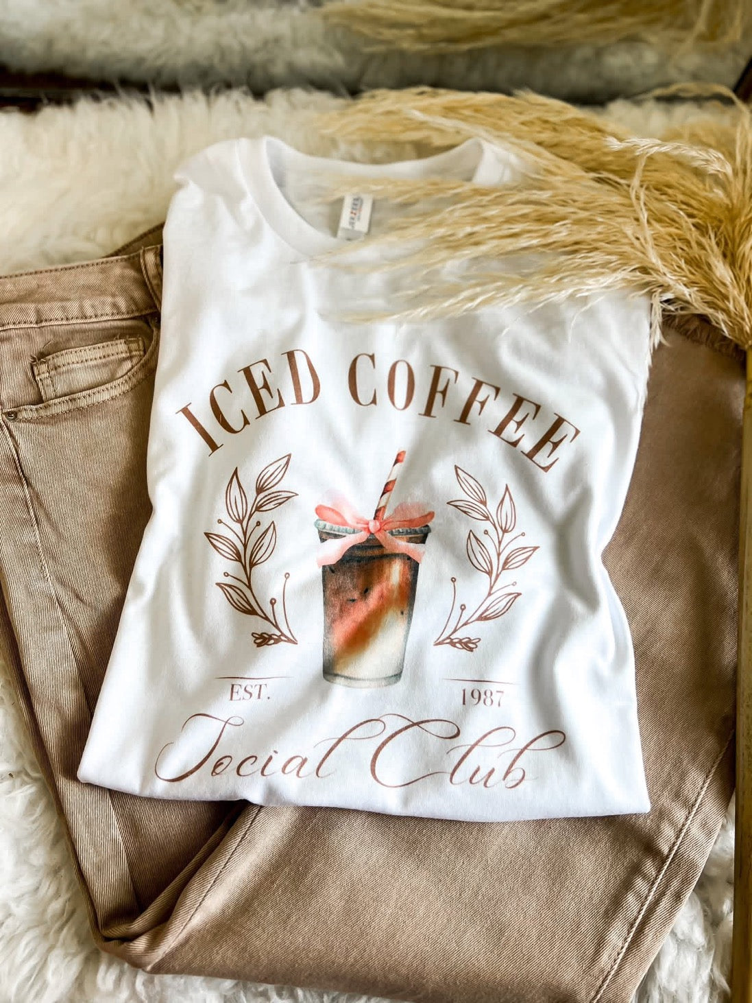 "Iced Coffee Social Club" Tee