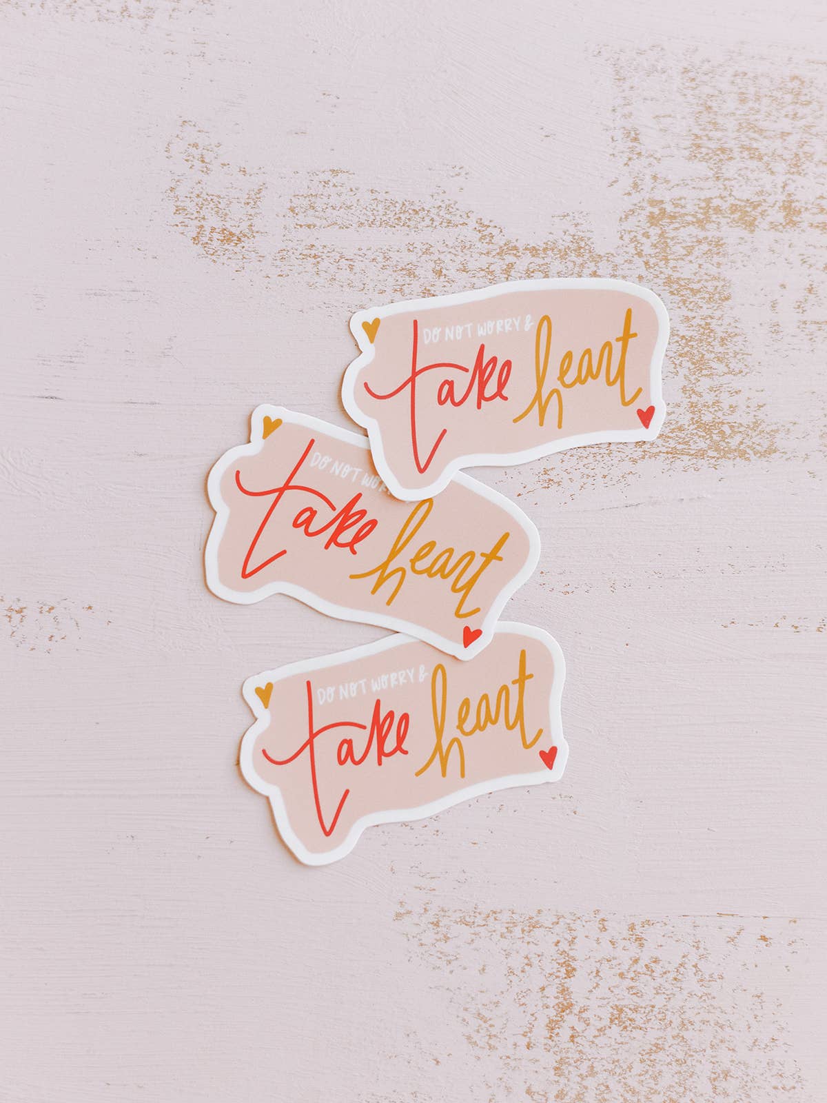 "Take Heart" Sticker
