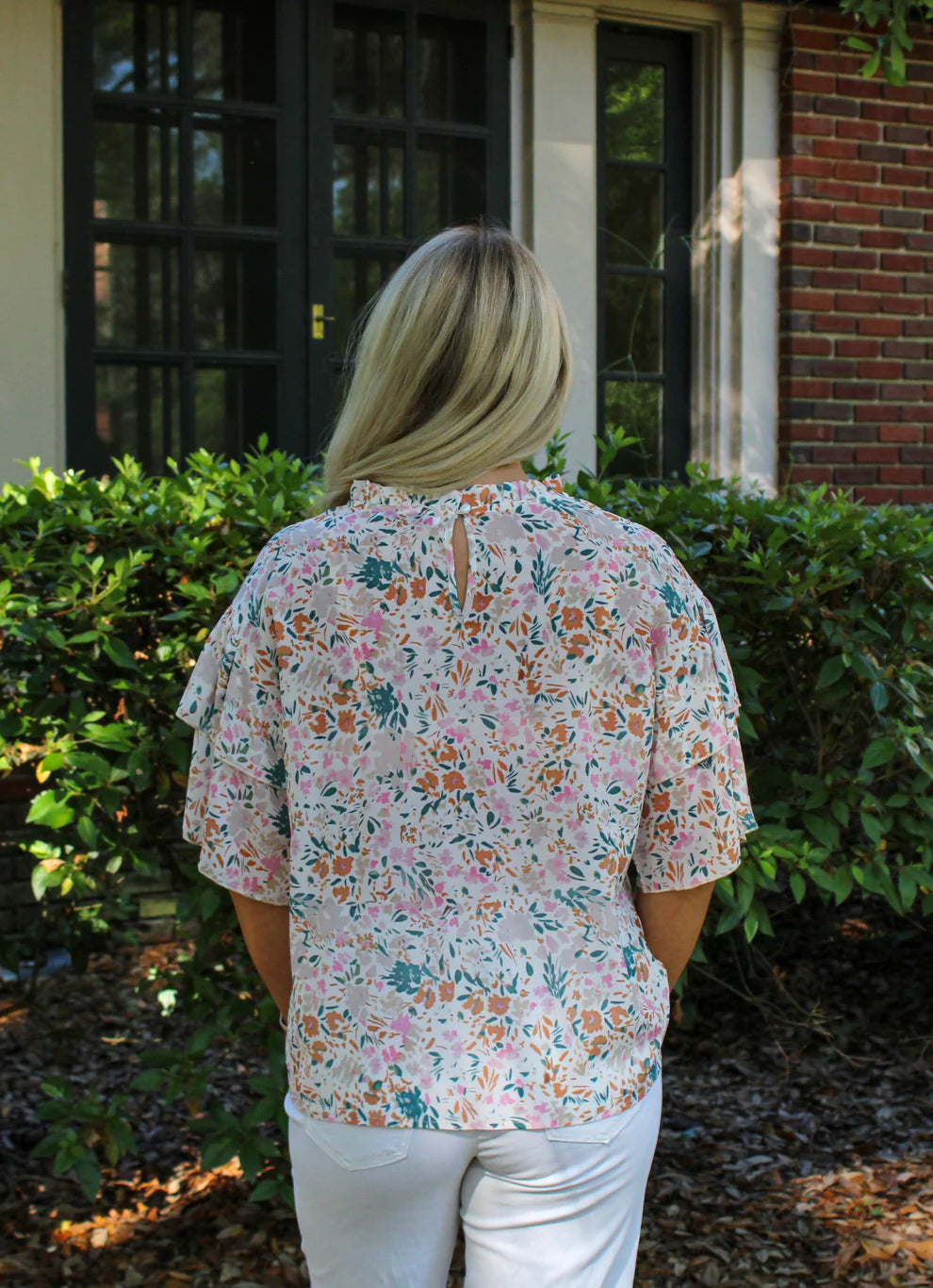 Floral Wide Sleeve Top