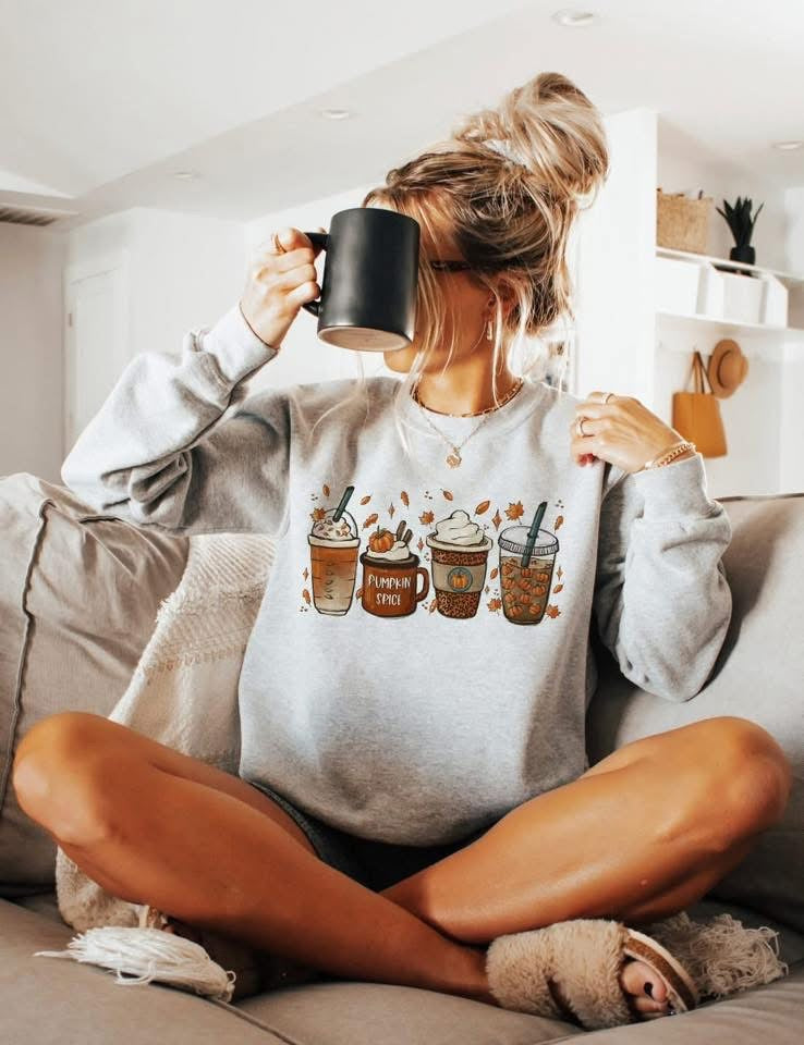 Fall Lattes-Sweatshirt