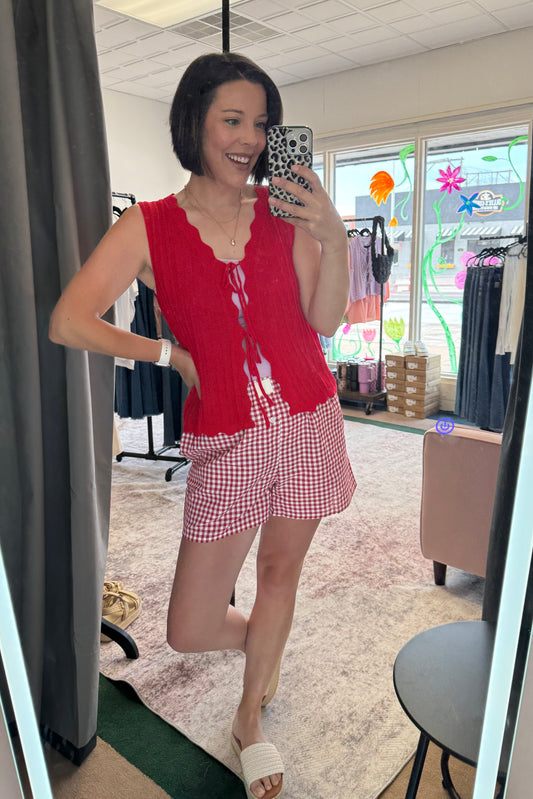 Gingham Plaid Summer Shorts
