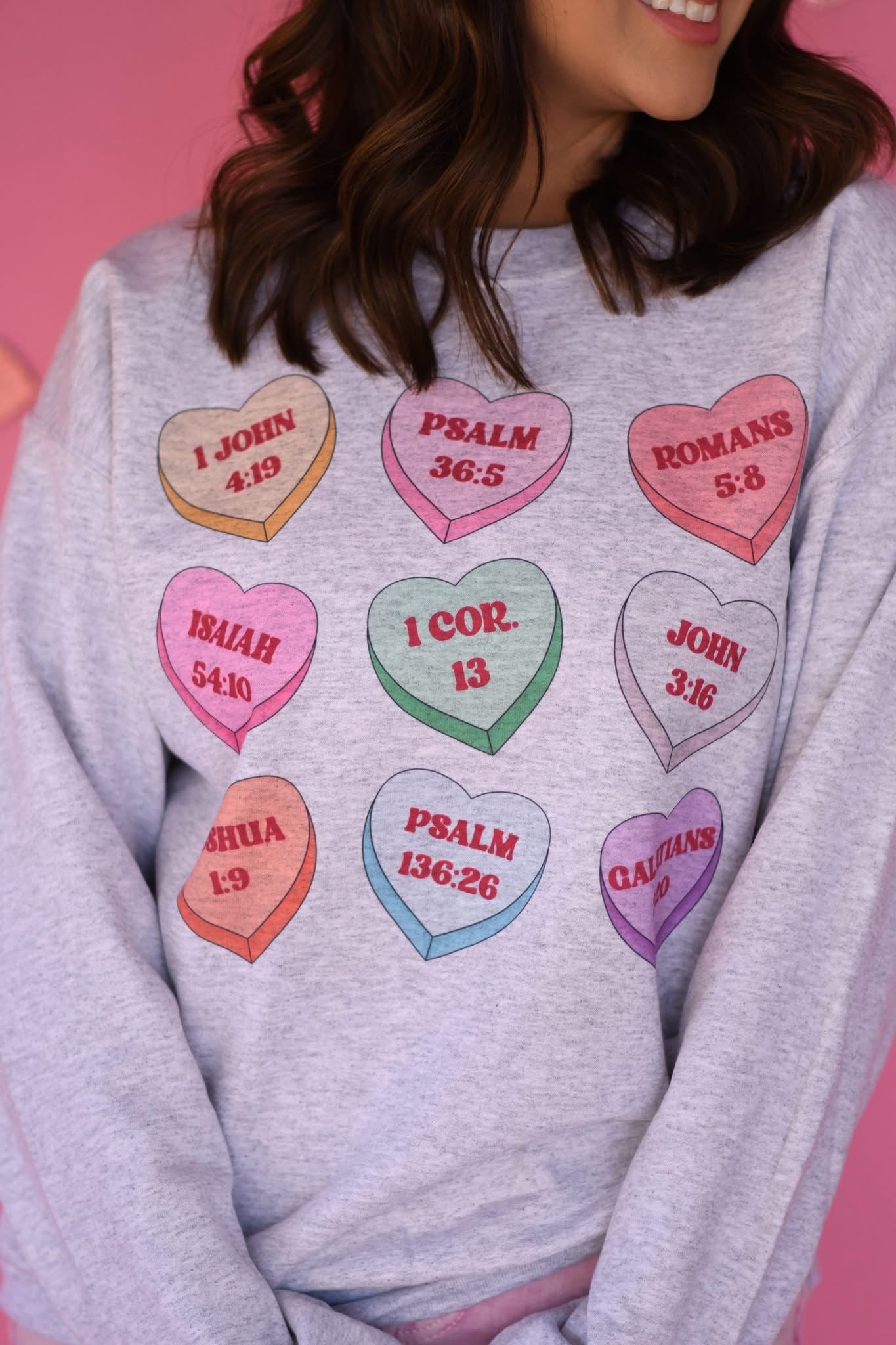 Candy Hearts Bible Verses TEE