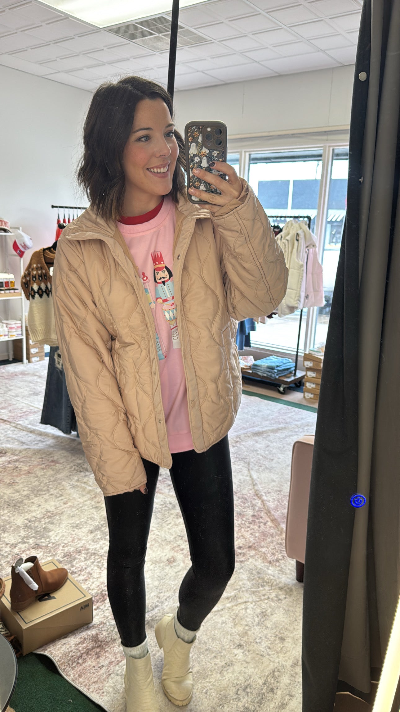 Easel-Quilted Zip Jackets