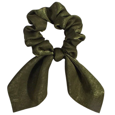 Velvet Satin Bunny Scrunchie