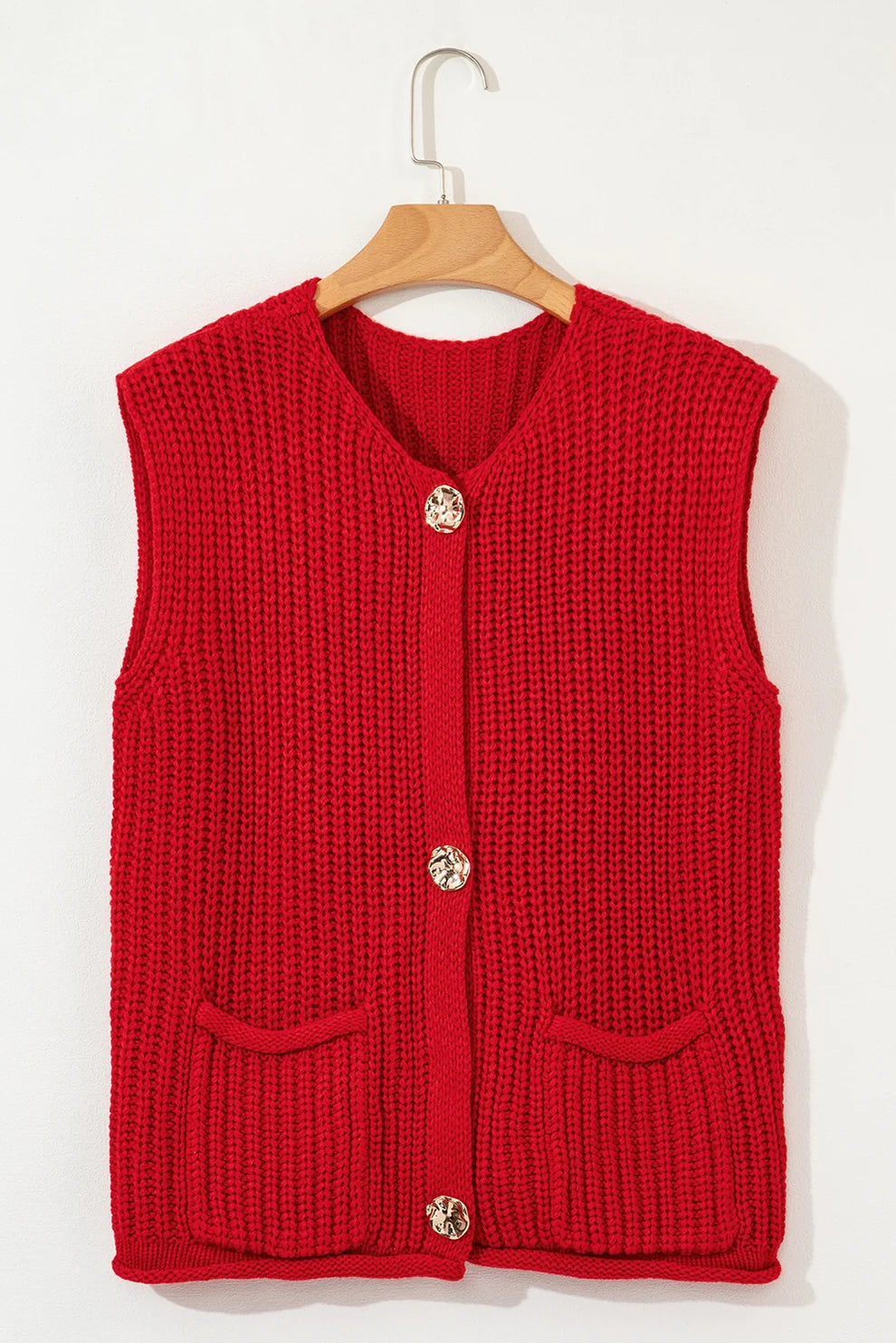 Chunky Knit Sweater Vest