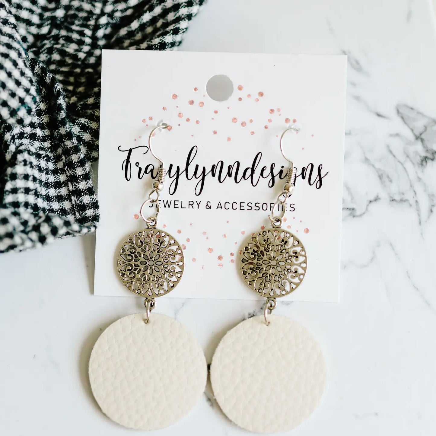 Metal Drop Earrings