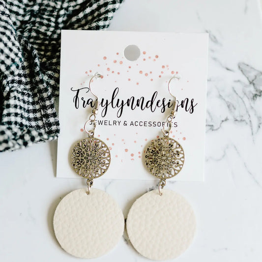 Metal Drop Earrings