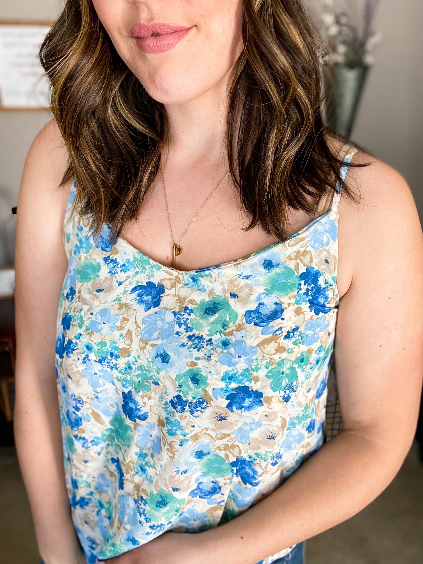 Multi Floral Tank