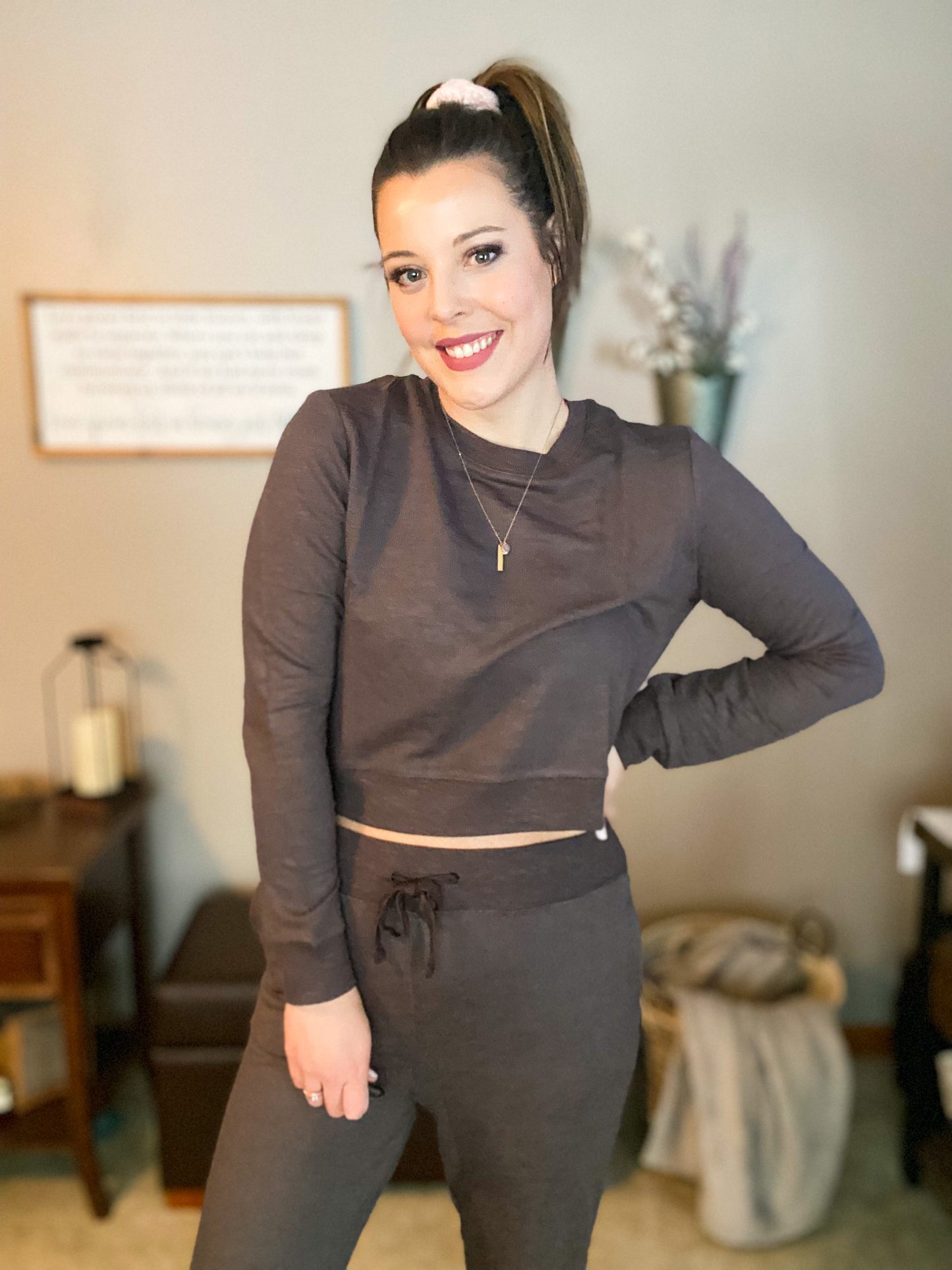 Jogger Crop Top Set