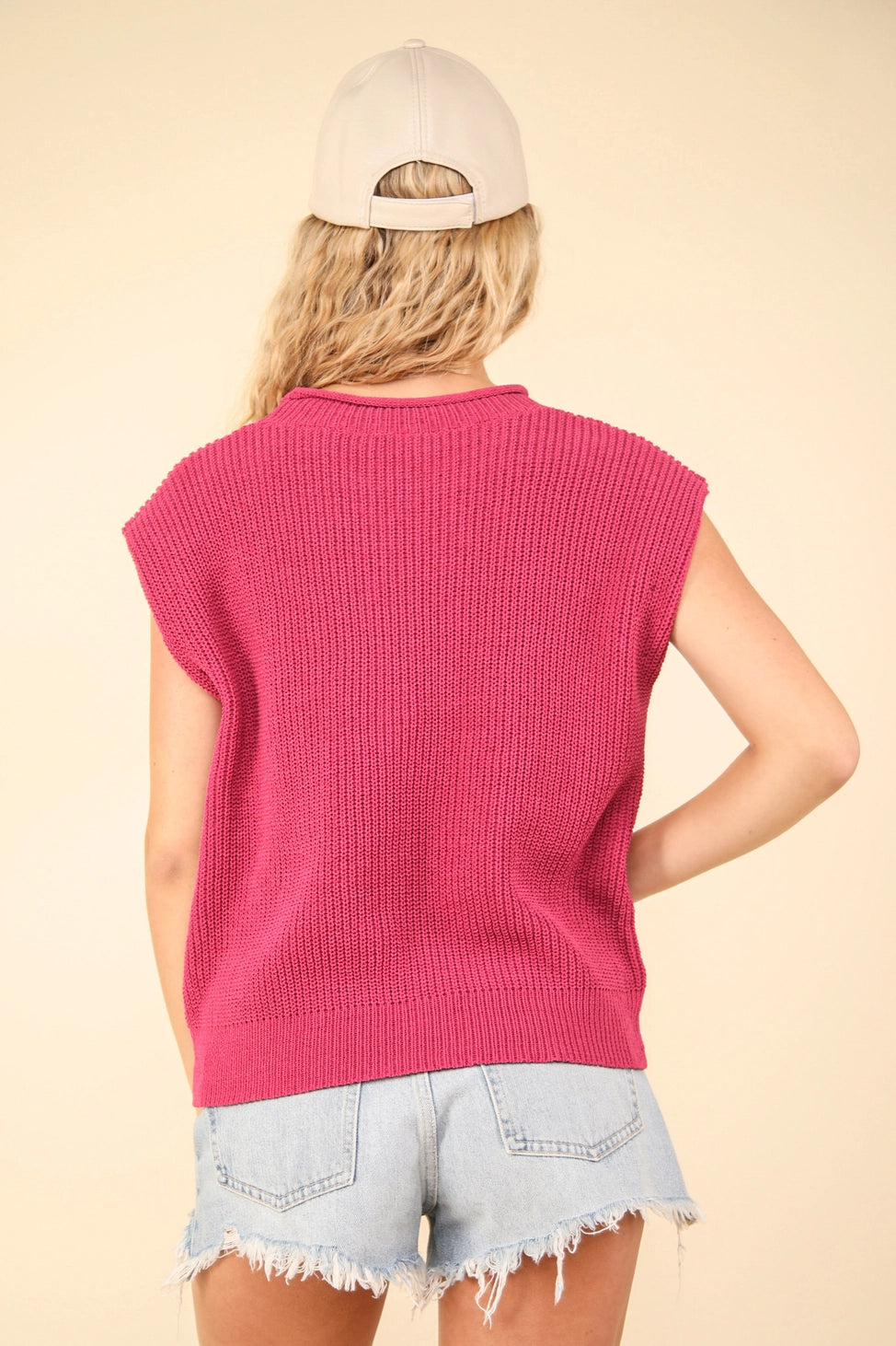 Soft Knit Sweater Vest