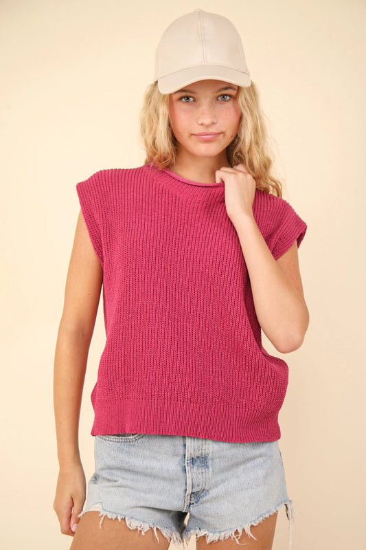 Soft Knit Sweater Vest