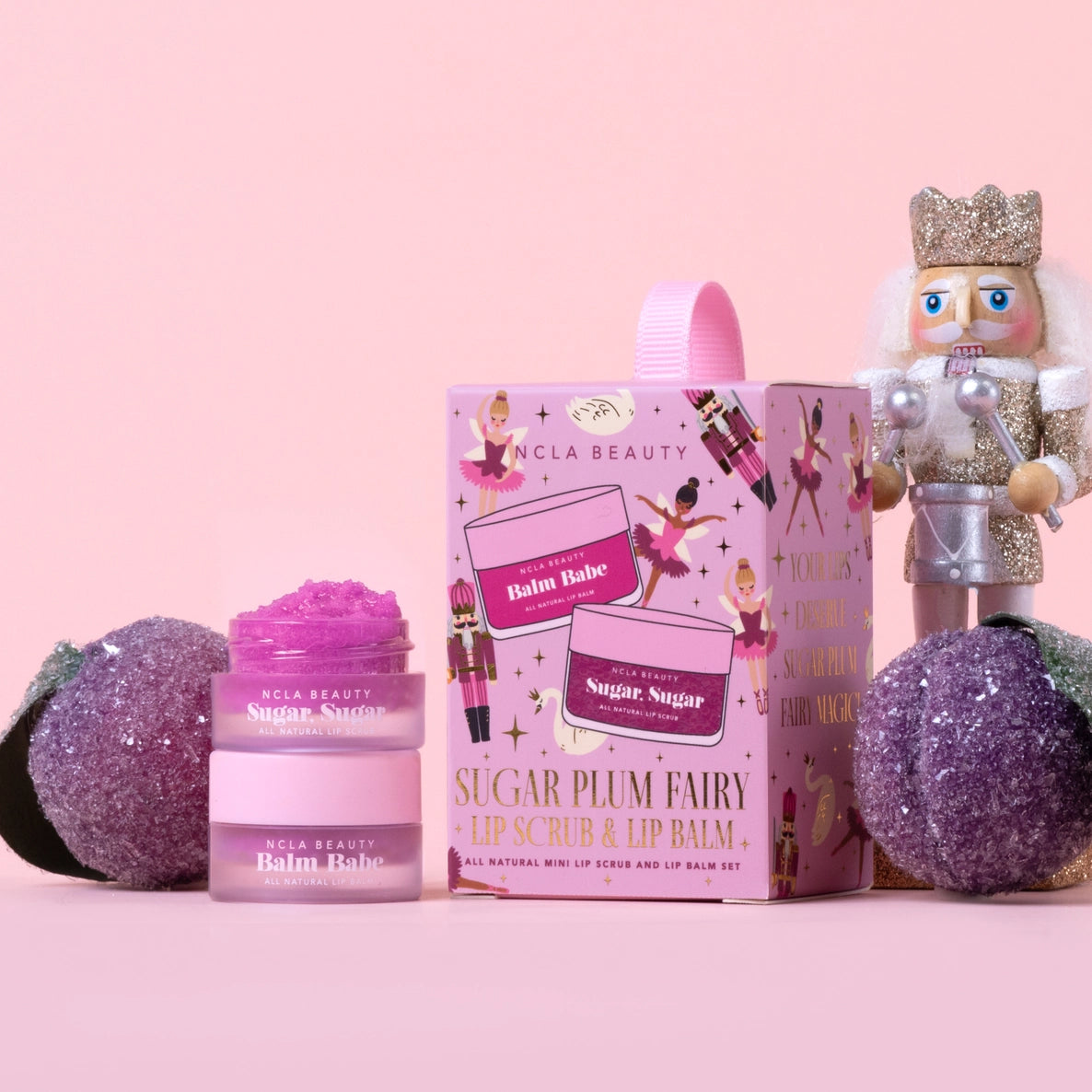 Sugar Plum Fairy-Lip Treatment Set-Ornament Set