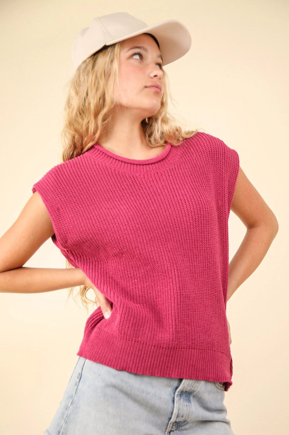 Soft Knit Sweater Vest