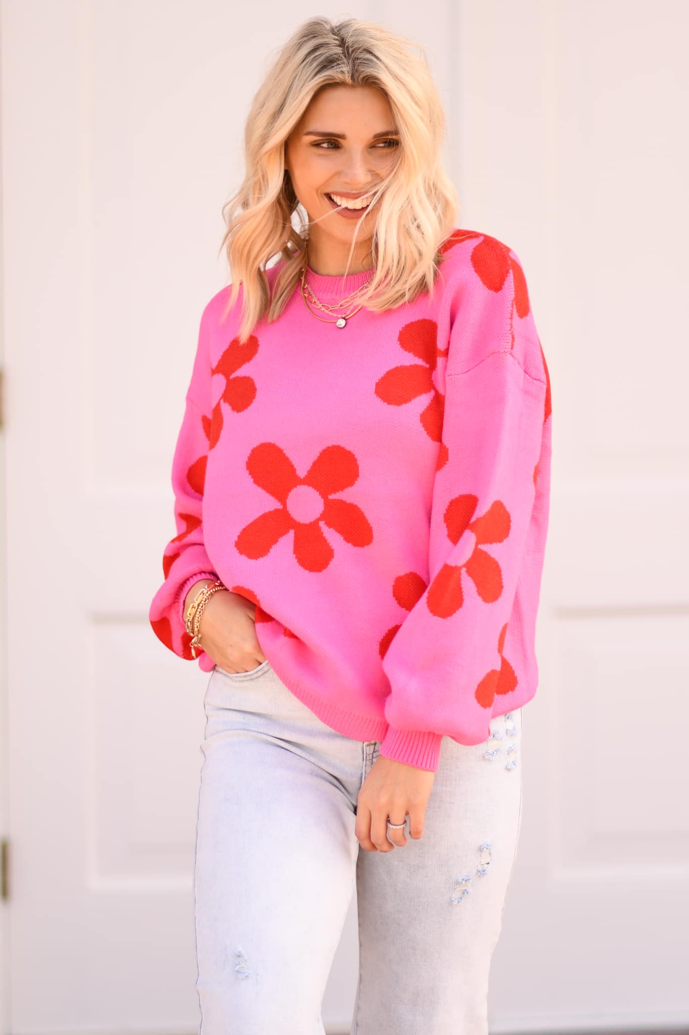 Gisela Groovy Floral Sweater