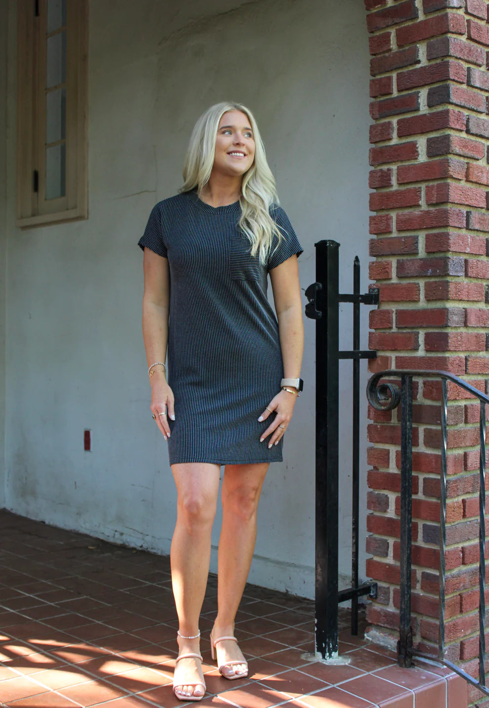 Ribbed T-shirt Dress