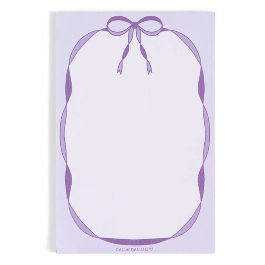 Purple Coquette Notepad