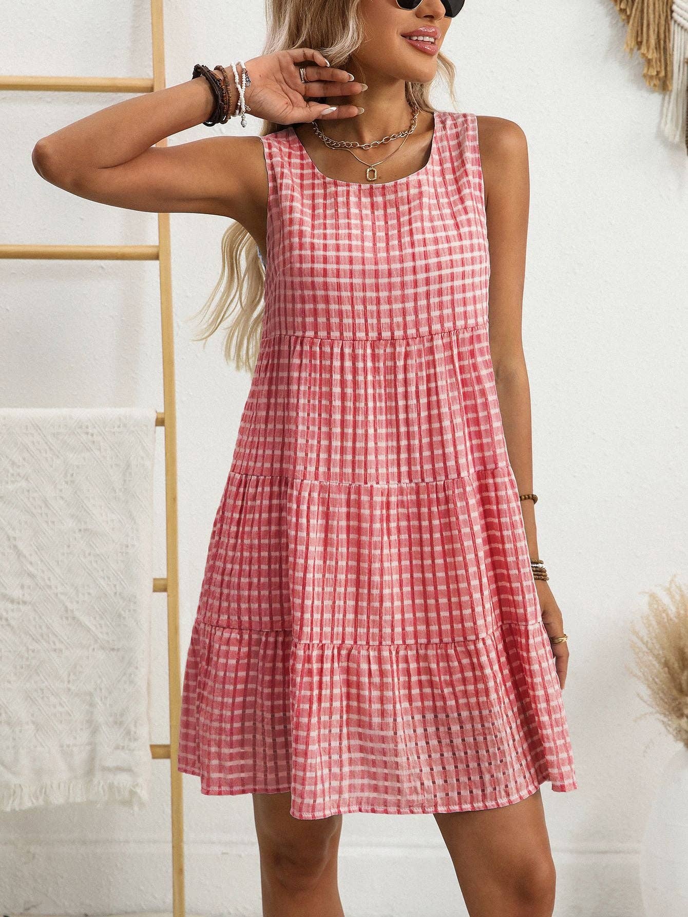 Summer Gingham Dress