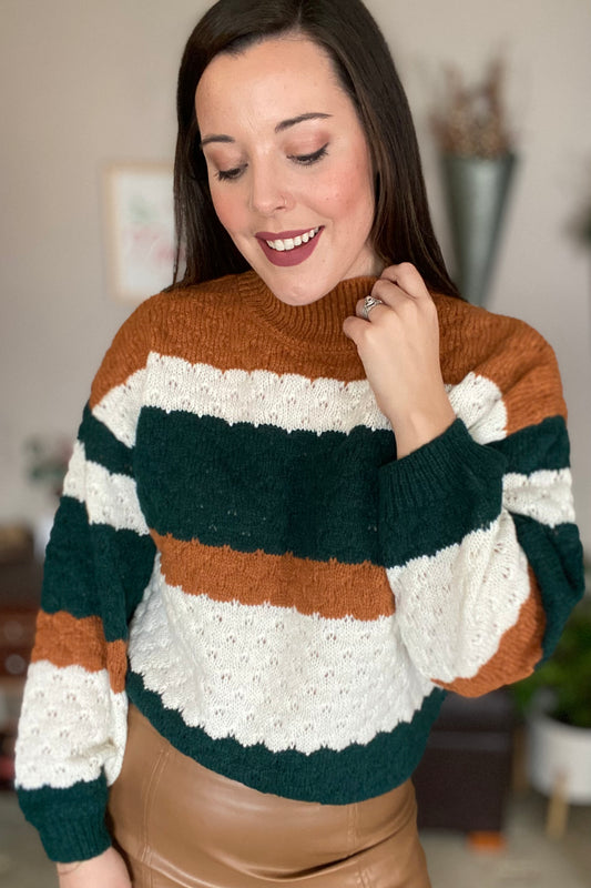 Striped Multi Color Sweater