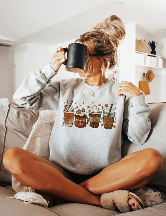 Fall Lattes-Sweatshirt
