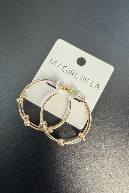 Lindsey's Classic Beaded Hoop Earring