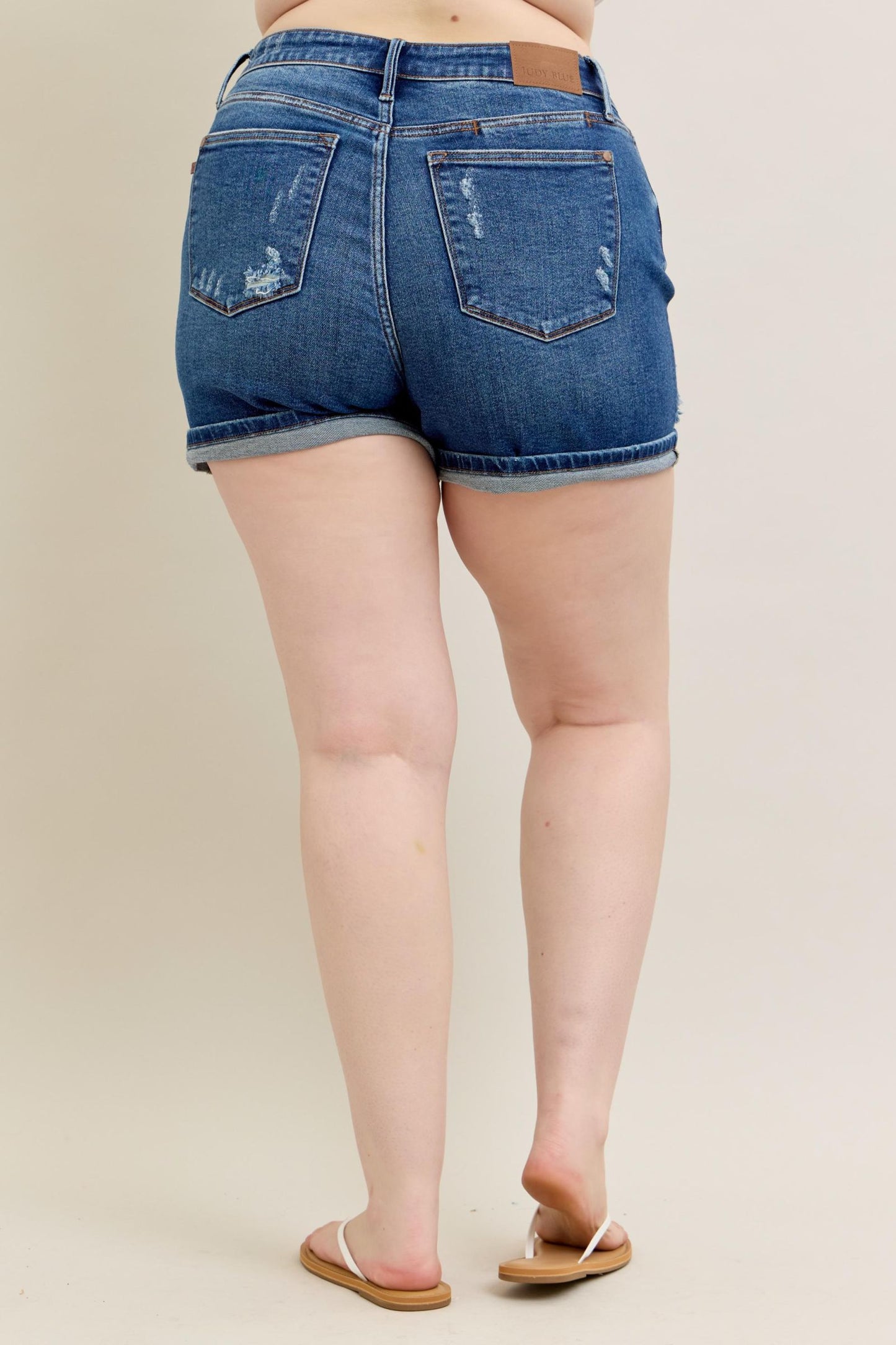 Denim Jean Shorts-JUDY BLUE