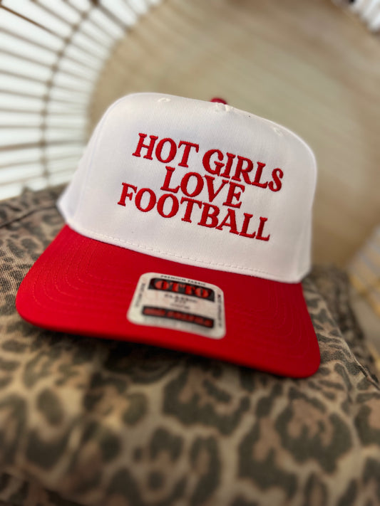 "Hot Girls Love Football" Hat
