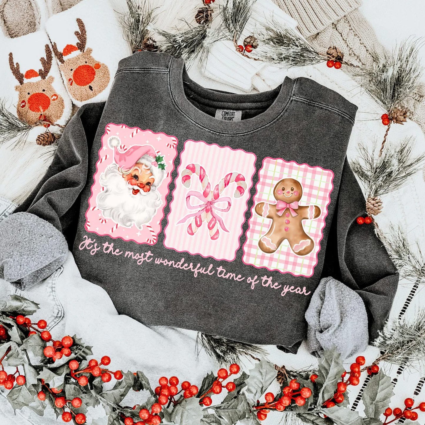 Santa Trio Sweatshirt