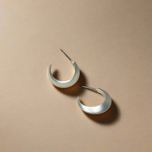 Crescent Hoop Earring