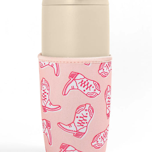Western Cowgirl Boots Drink Sleeve