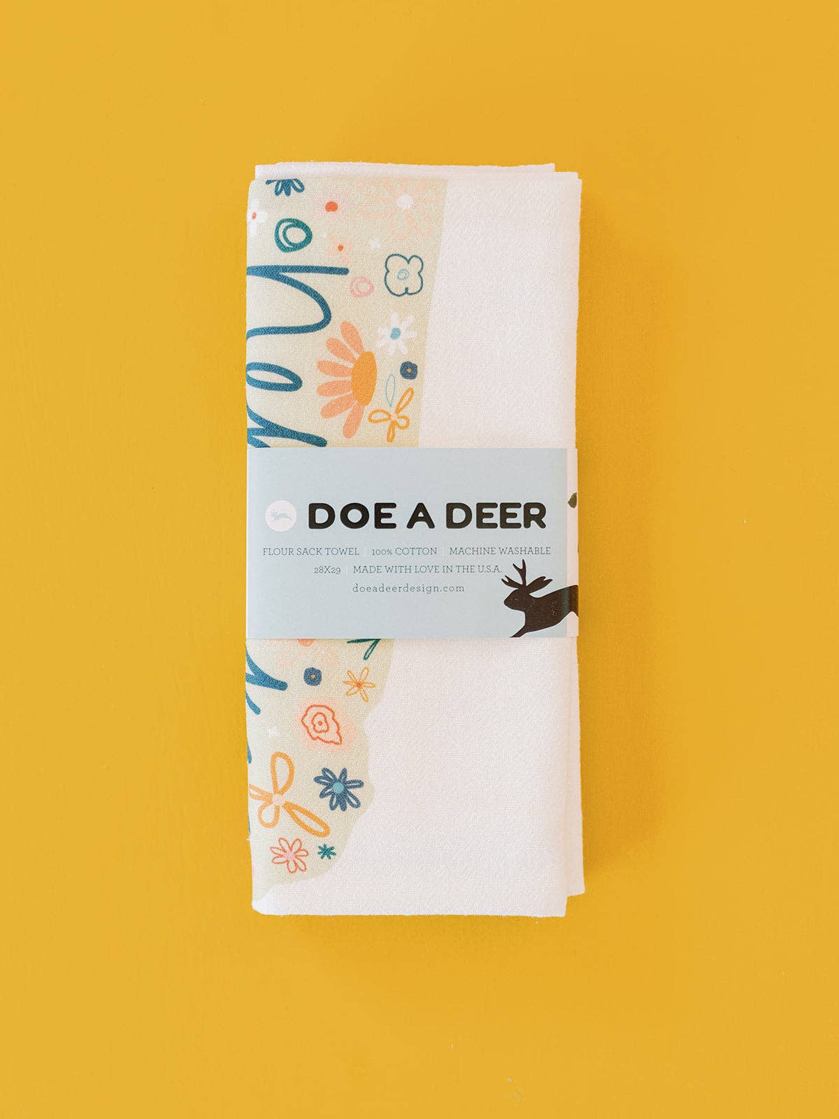 Nebraska Floral Kitchen Towel