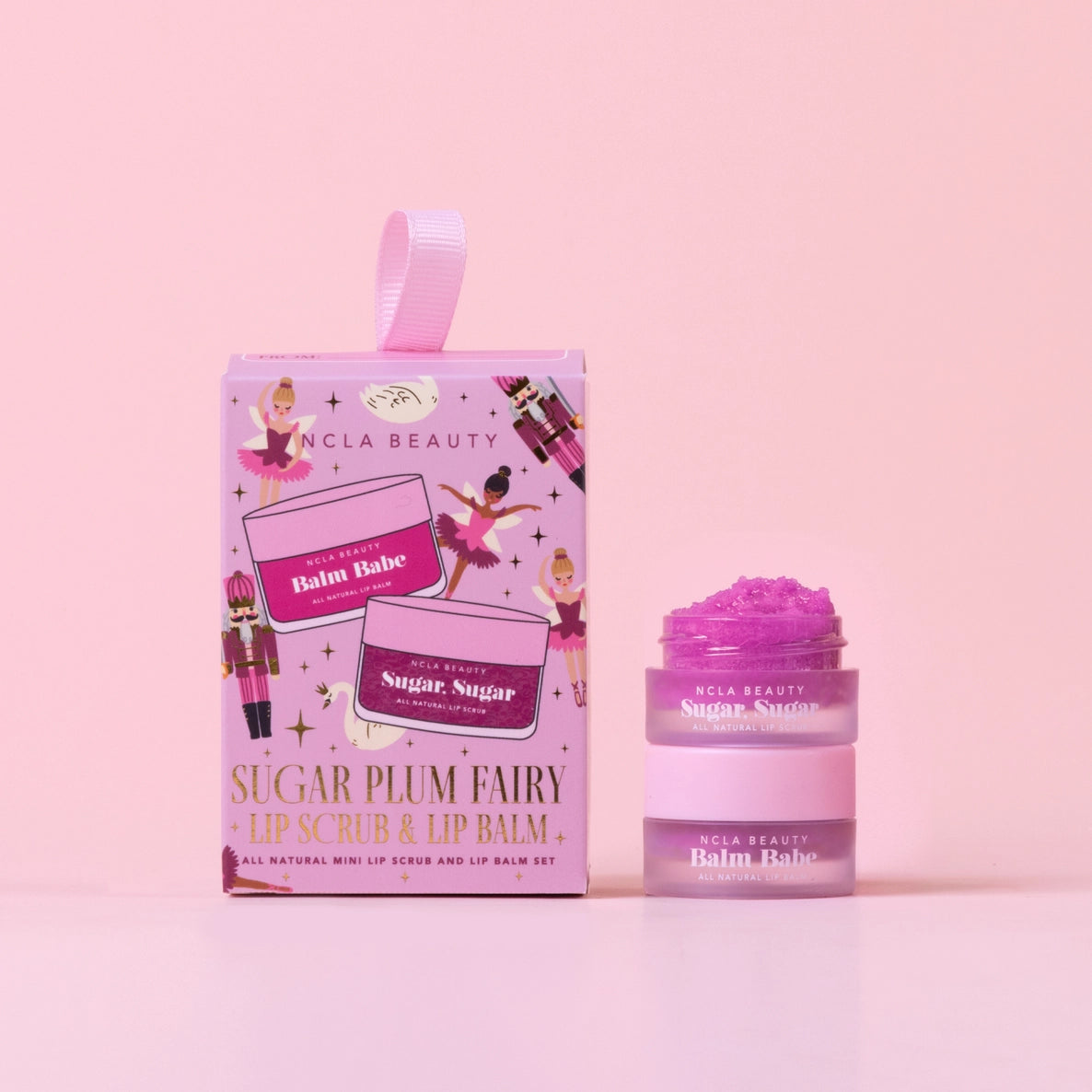 Sugar Plum Fairy-Lip Treatment Set-Ornament Set