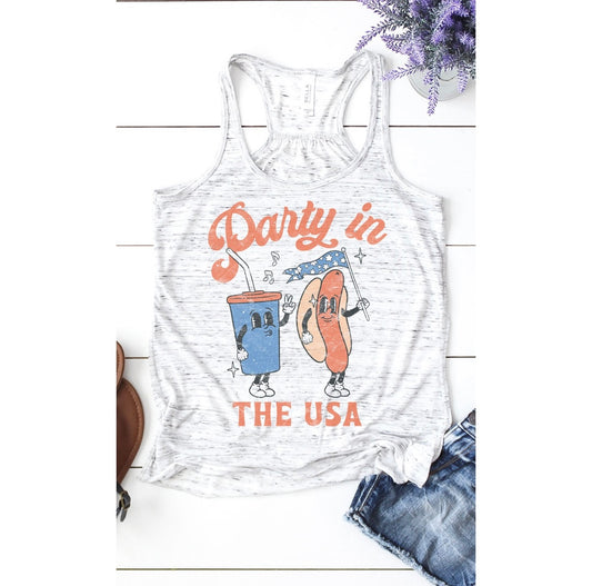 “Party in the USA” Graphic Tank