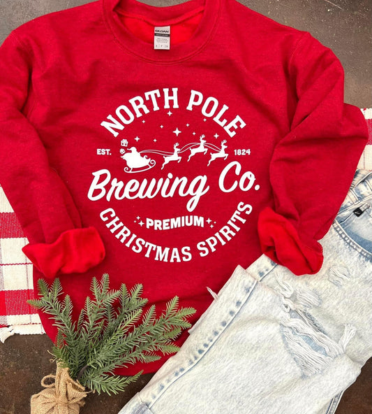"North Pole Brewing" Sweatshirt